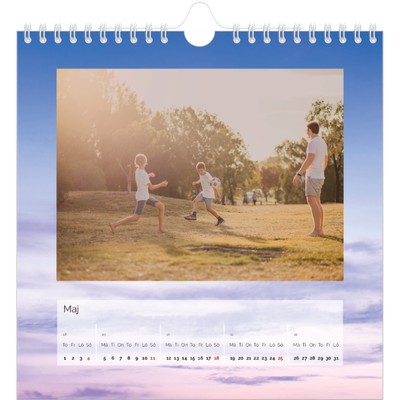 Årskalender kvadratisk — Moln [omslag]