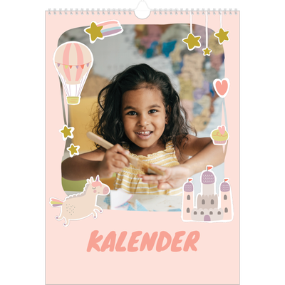 A3 Årskalender — Magisk regnbåge [omslag]
