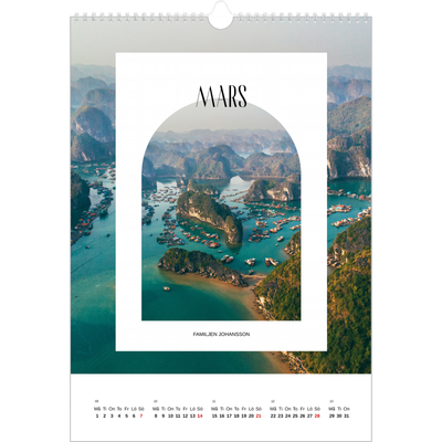 A3 Årskalender — Det öppna valvet [Mars]