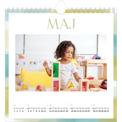 Årskalender kvadratisk — Borsteffekt [omslag]