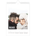 Fotokalender A5 Enkel — Stor månad [Mars]