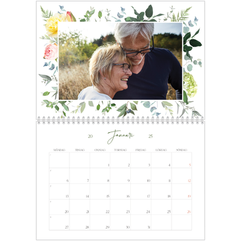 Fotokalender A3 Klassisk — Klassiska blommor