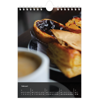 Fotokalender A5 Enkel — Transparent kalender [Februari]