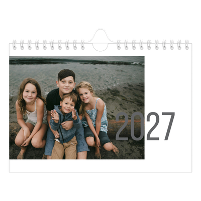 Fotokalender A5 Enkel — Antal månader [omslag]