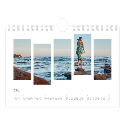 Fotokalender A5 Enkel — Resemosaiker [Maj]