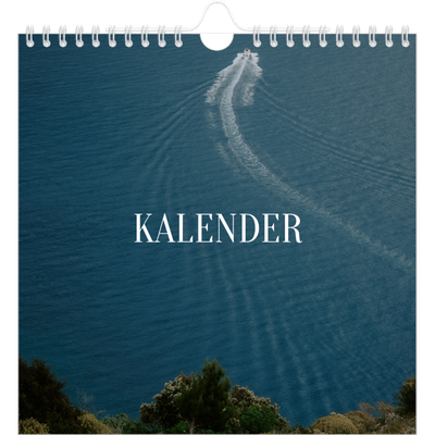 Årskalender kvadratisk — Oändlig flykt [omslag]