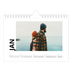 Fotokalender A5 Enkel — Vit kalender [Januari]