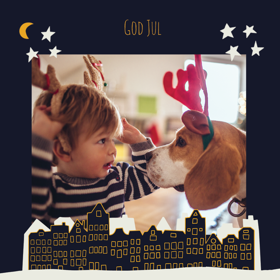 Fotokort — Julstad