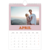 Fotokalender A5 Enkel — Retro ramar [April]
