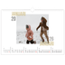 Fotokalender A3 Enkel — Dubblett text [Januari]