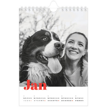 Fotokalender A5 Enkel — Storslaget år