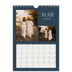 Fotokalender A5 Enkel — Skiffer & seriffer [Mars]