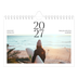 Fotokalender A5 Enkel — Surfing i solnedgången [omslag]