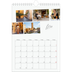 Fotokalender A4 Enkel (20 x 30 cm) — Stadssemester (vit) [Mars]