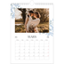 Fotokalender A4 Enkel (20 x 30 cm) — Elegant blommig [Mars]