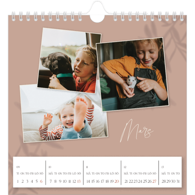 Årskalender kvadratisk — Jordnära [Mars]