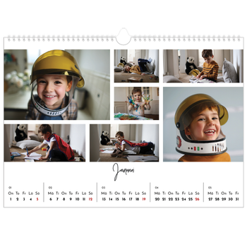 Fotokalender A3 Enkel — Bild collage