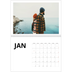 Fotokalender A3 Klassisk (30 x 40 cm) — Vit kalender [Januari]