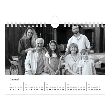 Fotokalender A5 Enkel — Bilder i fokus