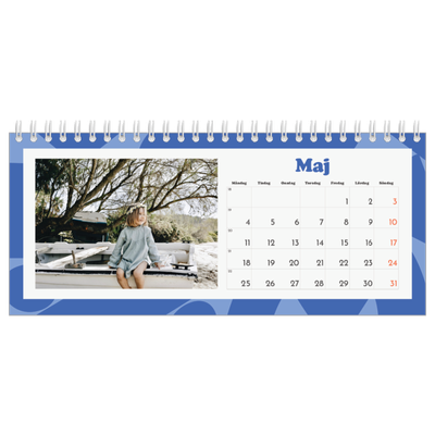 Skrivbordskalendrar — Färgglada mönster [omslag]