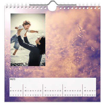 Årskalender kvadratisk — Tillbaka till naturen [Mars]