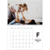 Fotokalender A3 Klassisk (30 x 40 cm) — Bokstav i fokus [Februari]