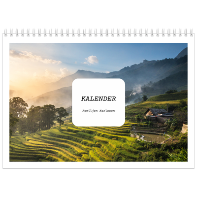Fotokalender A3 Klassisk (30 x 40 cm) — Hela historien [omslag]