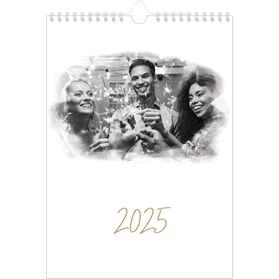 Fotokalender A4 Enkel (20 x 30 cm) — Fotoeffekter [omslag]