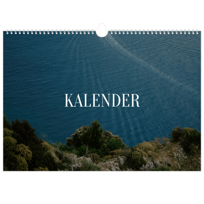 Fotokalender A3 Enkel — Oändlig flykt [omslag]