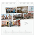 Årskalender kvadratisk — Stadssemester (vit) [Januari]