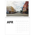 Fotokalender A3 Klassisk (30 x 40 cm) — Vit kalender [April]