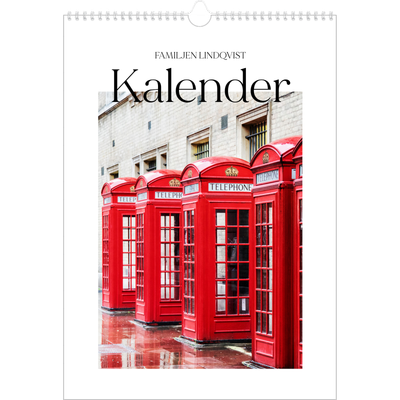 A3 Årskalender — Min reseskildring [omslag]