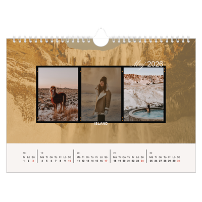 Fotokalender A4 Enkel — Äventyrslängtan [omslag]