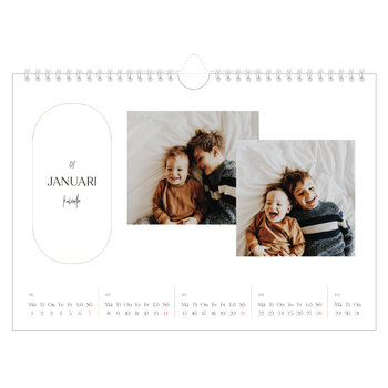 Fotokalender A4 Enkel — Planeraren