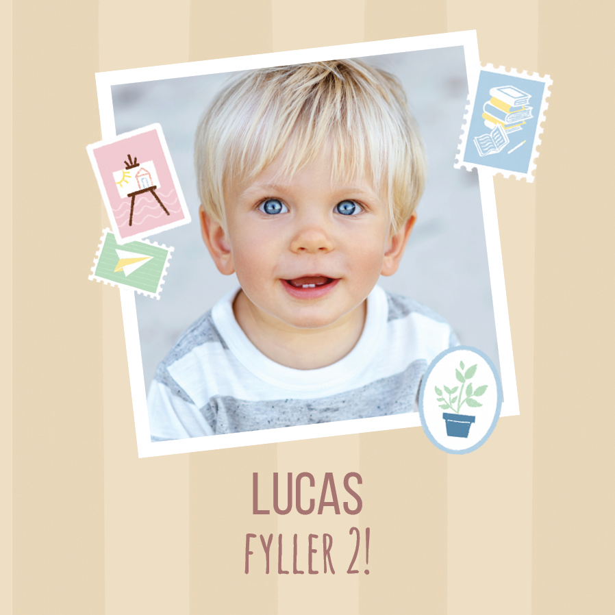 Inbjudningar — Kul med klistermärken