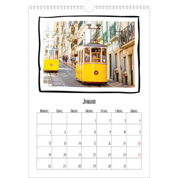 Fotokalender A3 Enkel — Albumögonblick