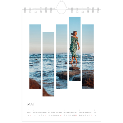 Fotokalender A5 Enkel — Resemosaiker [Maj]