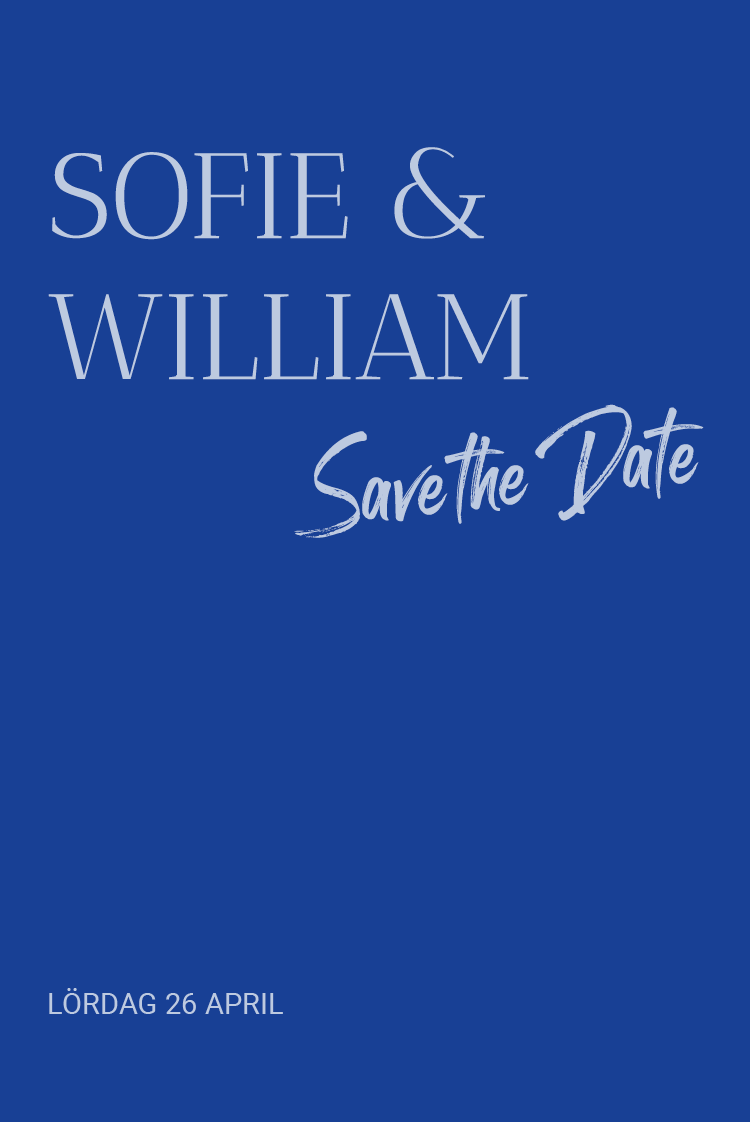 Save the date — Koboltklassiker