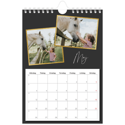 Fotokalender A5 Enkel — Goda minnen [omslag]