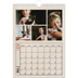 Fotokalender A4 Enkel (20 x 30 cm) — Kraftpapper med stämpeleffekt [omslag]
