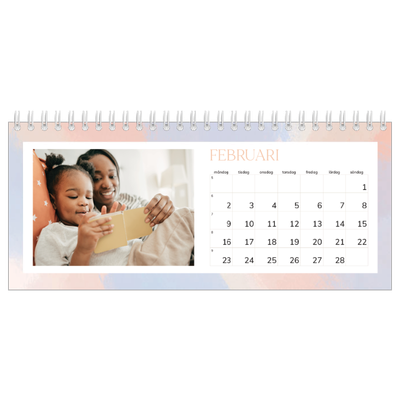 Skrivbordskalendrar — Borsteffekt [Februari]