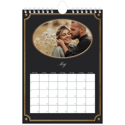 Fotokalender A5 Enkel — Klassisk vintage [omslag]