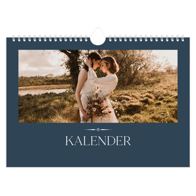 Fotokalender A4 Enkel — Skiffer & seriffer [omslag]