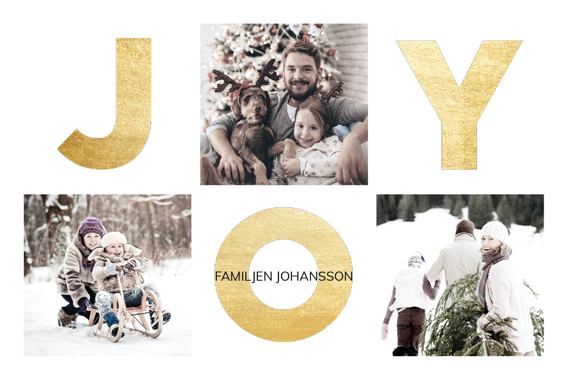 Fotokort — Julglädje