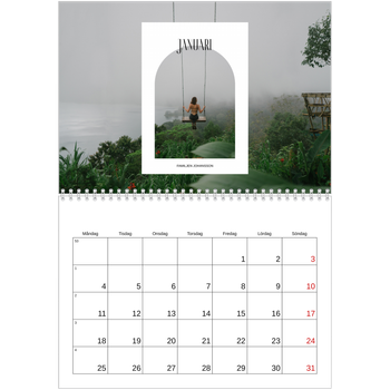 Fotokalender A3 Klassisk — Det öppna valvet