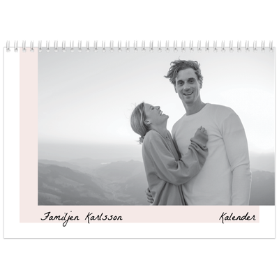 Fotokalender A3 Klassisk (30 x 40 cm) — Färgglada ramar [omslag]