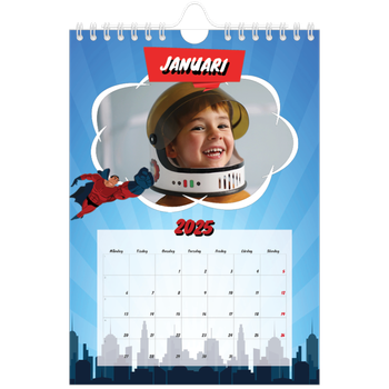 Fotokalender A5 Enkel — Serietidning