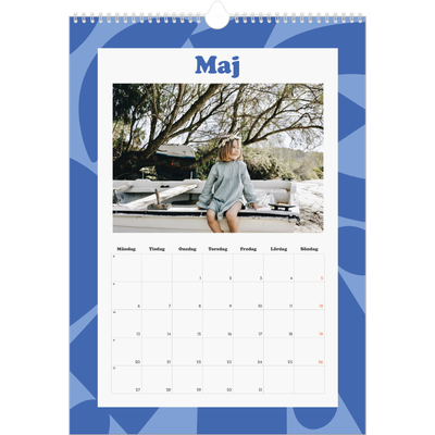 A3 Årskalender — Färgglada mönster [omslag]