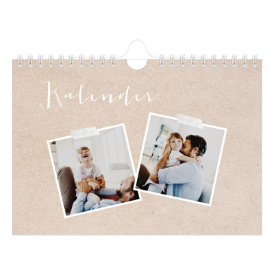 Fotokalender A5 Enkel — Scrapbook kalender [omslag]