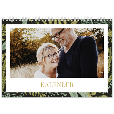Fotokalender A3 Klassisk (30 x 40 cm) — Blommande bakgrunder [omslag]